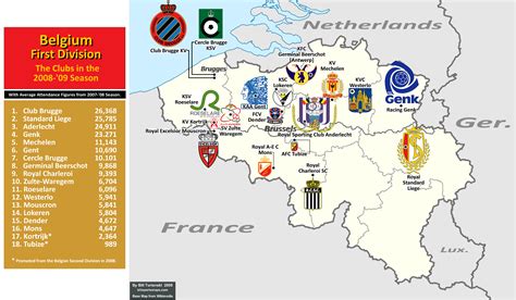 list of football clubs in belgium